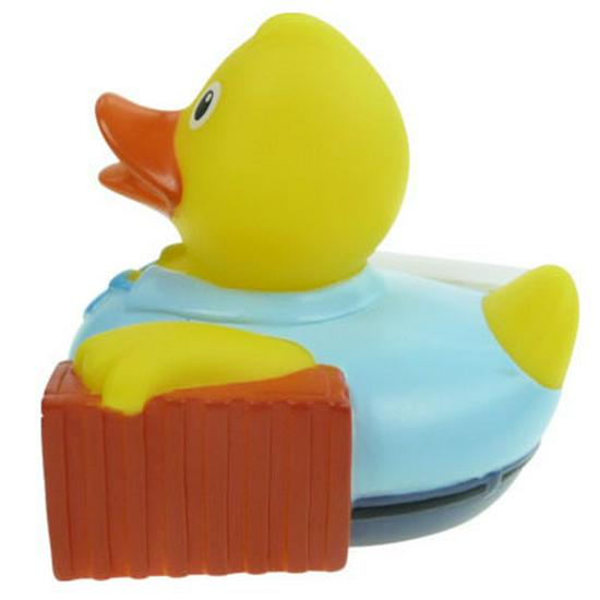 Floating Bath Toy: Squeaky Yellow Duck for Kids 8cm x 6cm x 8cm