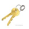 Titanium-alloy Key Rings Heavy Duty Keychain Clip Rings One-piece Spring Clip Side Pushing Keyring Closed Key Rings