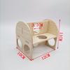 Hamster Swing Seesaw Nest Solid Wood House Hamster Sleeping Nest Golden Bear Villa Toys