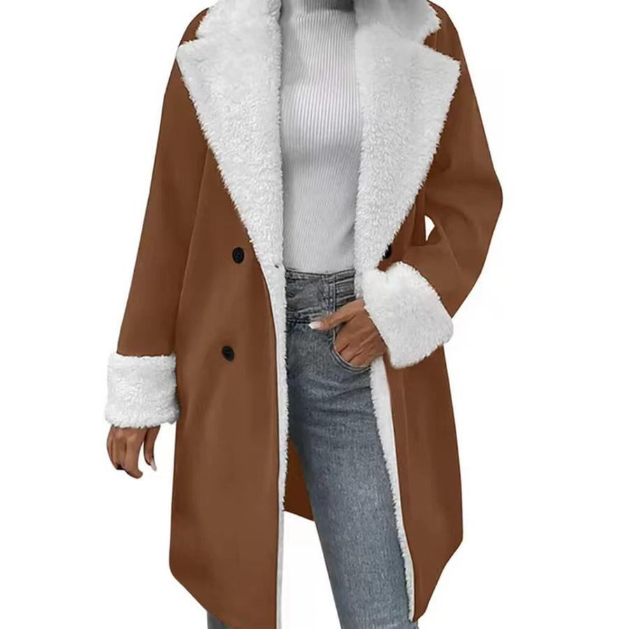 Women's Autumn Winter New Style Fur Coat Casual Workwear Overcoat