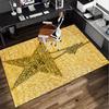 Star Hamilton Art Office Rug Chair Mat, Game Carpet, Suitable for Front Door, Bedroom, Living Room, Desk, Holiday Gift