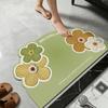 Bathroom absorbent diatom mud toilet  doormat toilet toilet floor mat toilet carpet