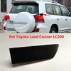 For Toyota Land Cruiser LC200 2008-  Car Exterior Rear Trunk Triangle Spare Tire Wheel Hinge Trim Cap Cover Panel