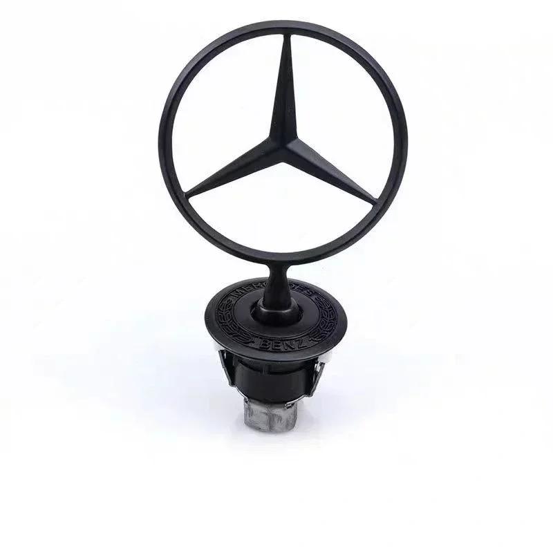 Naklejka Samochodowa Dla Mercedes Benz 1 szt. Logo Emblemat na Maskę Samochodu Stop Cynku Dekoracyjna Odznaka Dla Mercedes Benz W204 W220 C180 C200