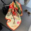 Brand 100% Pure Silk Scarf Women Neck Hair Foulard Square Headband Scarves Bandana Fashion Hijab Poncho Scarves Pashmina Shawl
