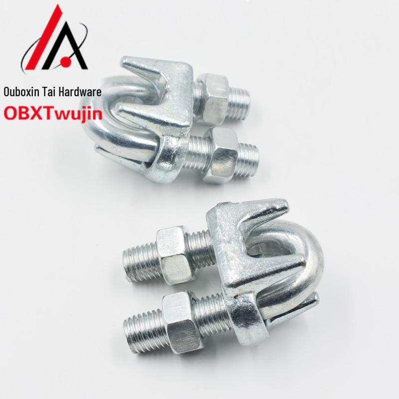 Heavy Duty Galvanized Double Strand Wire Rope U-Bolt Clip