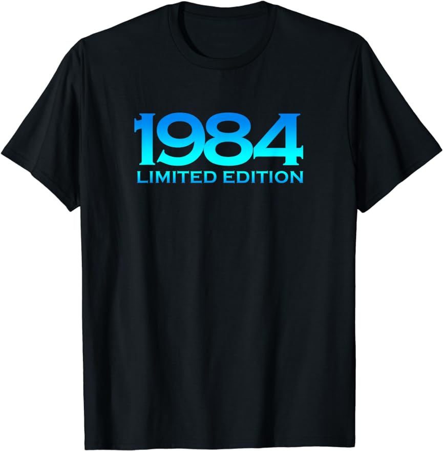 Graphic Birthday Gift Short Sleeved 40 Years Old Born In 1984 Shirt 40th Birthday Summer T-shirt Retro Vintage 1984 Tshirt