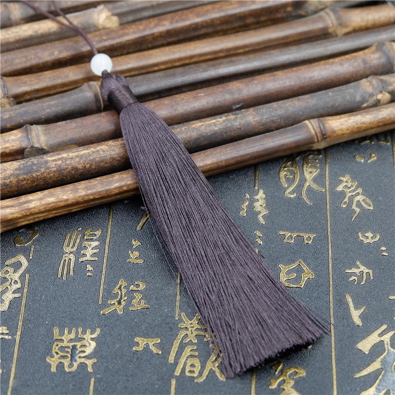 Make Sachet Fringed Ears Long 12Cm Ice Silk Hanging Ears Diy Fan Pendant Hanfu Fringed Accessories Pendant Antique Ears