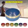 Tibetan Singing Bowl Set Buddha Sound Bowl and Wood Mallet Charka Bowl Meditation Sound Bowl with
