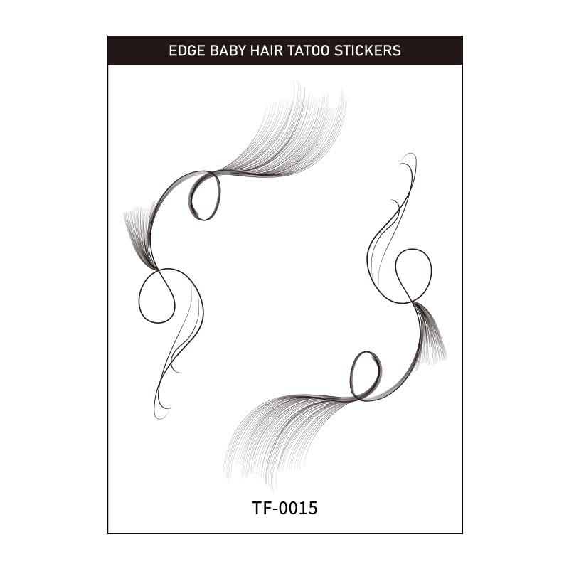 Bangs Sticker Eyebrow Sticker Hair Sticker Hairline Wig Tattoo Sticker Hair Edge Tattoo