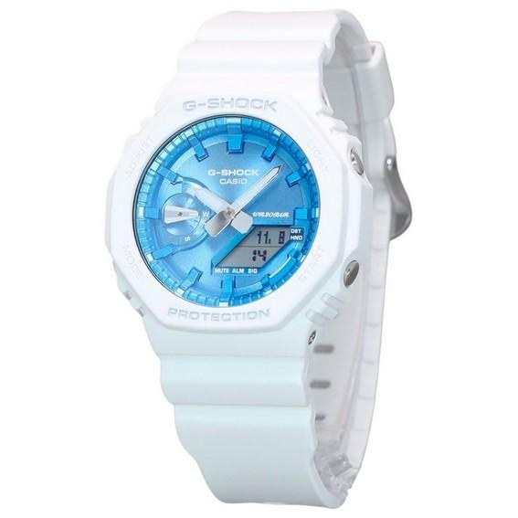 

Восстановленные Casio G-Shock Сезонная коллекция 2023 Аналогово-цифровые Синий циферблат Кварцевые GA-2100WS-7A 200M Мужские часы синий