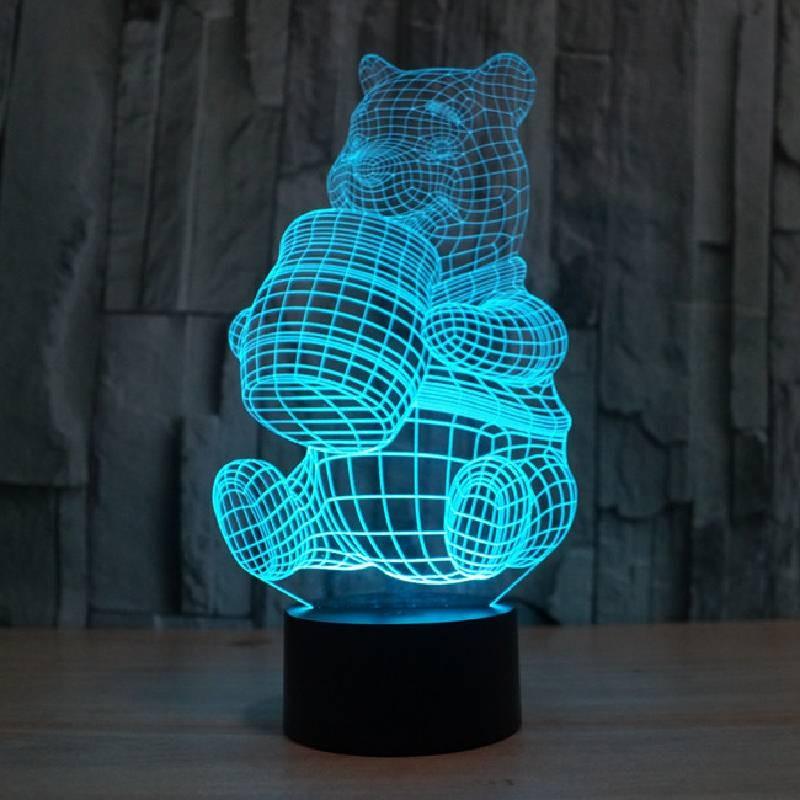 Led Night Superheroes Light Color Changing Mode Living Room Decor Bedroom
