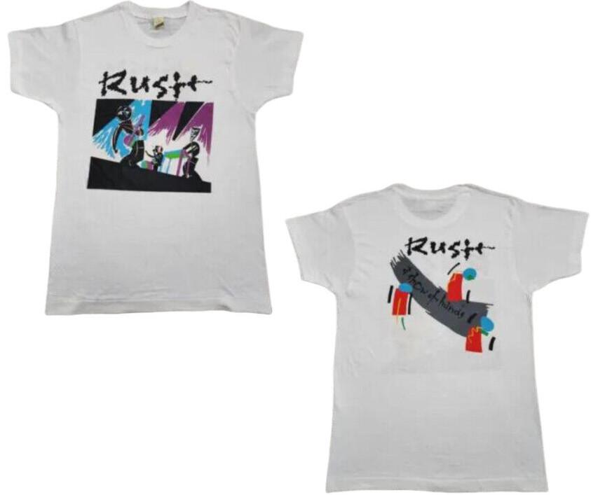 

Vintage Rush Band T-Shirt – 1990 A Show of Hands Rock Concert Tee M