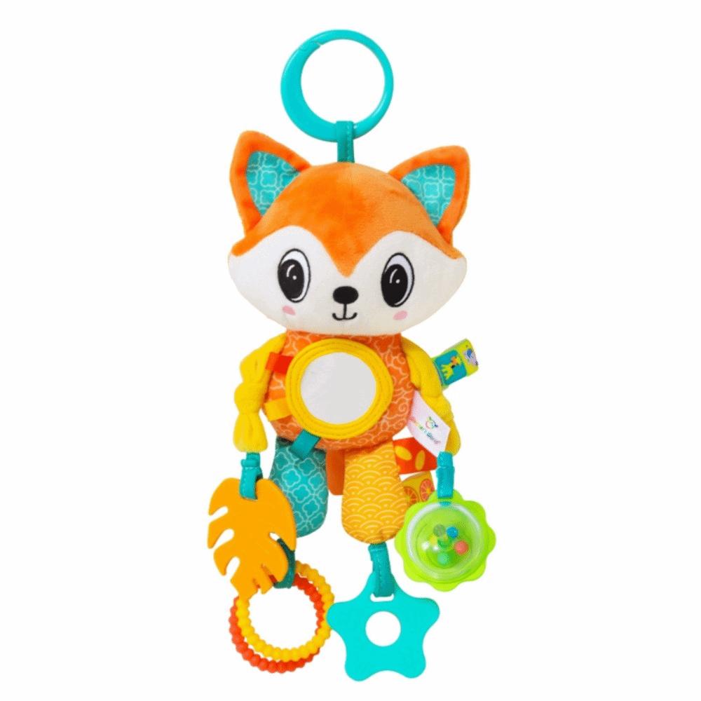 

Plush Material Plush Animal Wind Chime Soft Crinkle Hanging Toys Teether Toy Stroller Use STTF