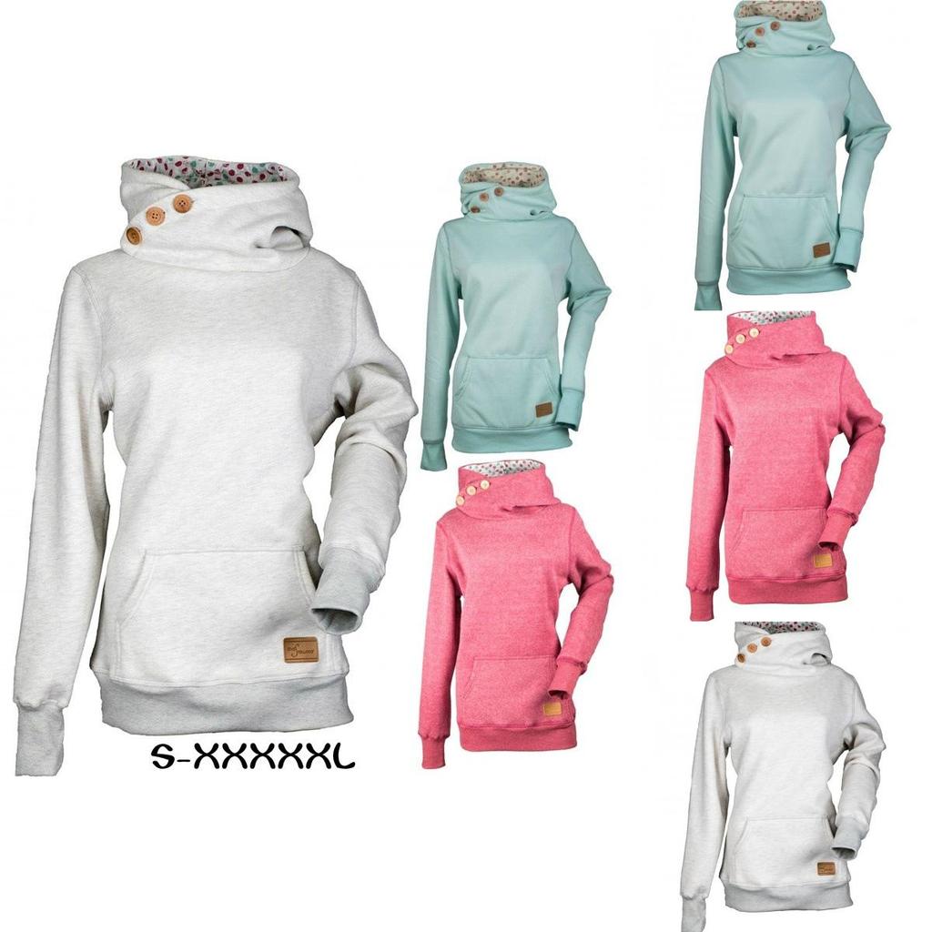 Cozy Women's Fashion Hoodies With Comfortable Cotton Blend Fabric And Long Sleeves