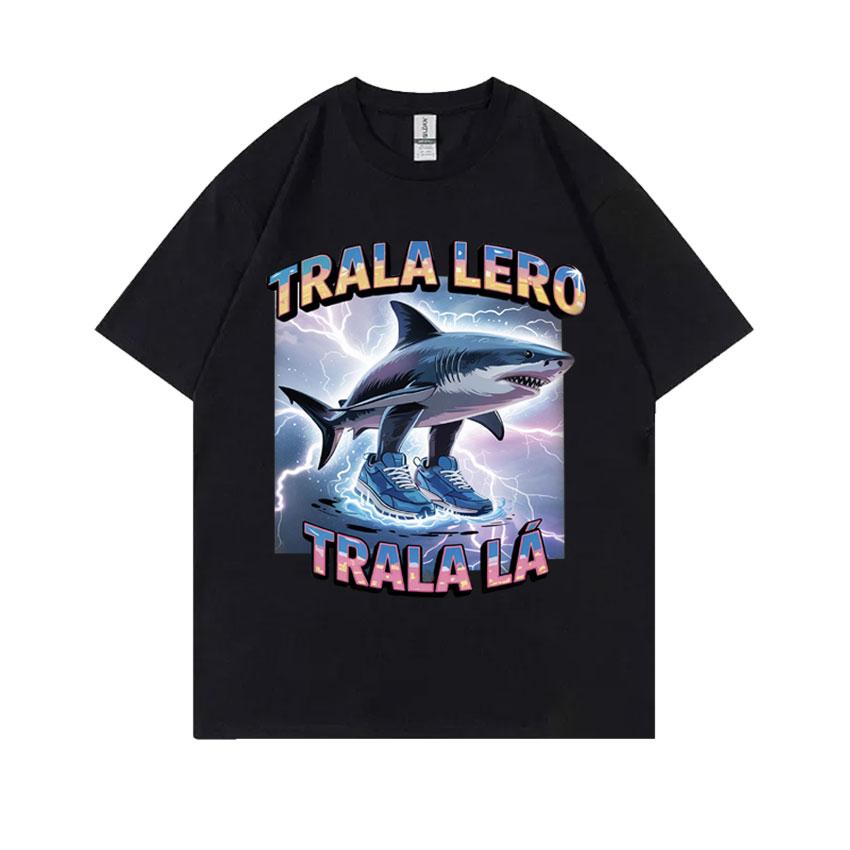 Italian Brainrot Funny Meme T-shirt Brr Brr Patapim Tralalero Tralala Bombardiro Crocodilo Tung Tung Tung Sahur Graphic T Shirts