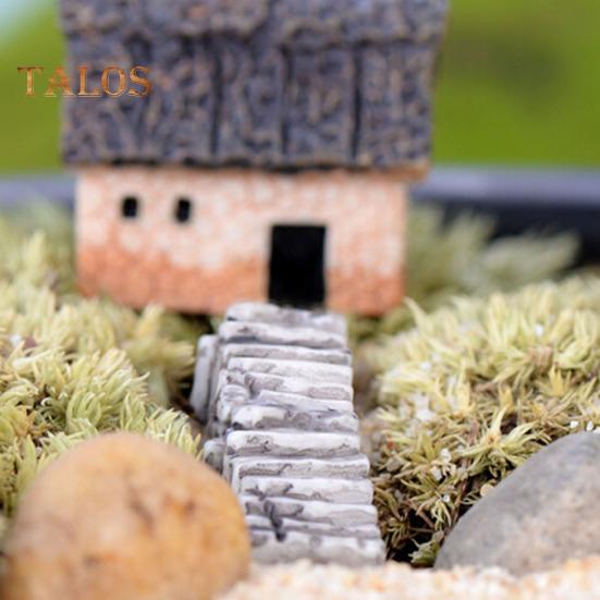 TOP-MART 2stk Miniatyrharpiks Trinntrapp Modell DIY Dukkehus Fairy Hagetilbehør Hjemmeinnredning