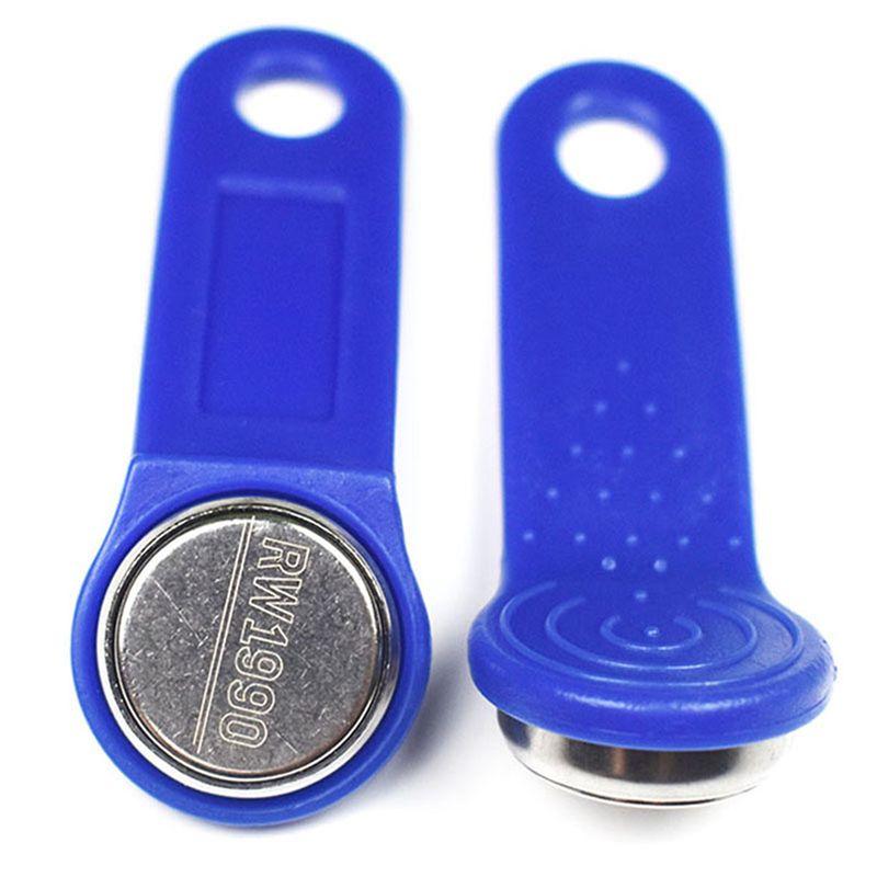 ABUO-20 Peças/Lote Chave de Memória de Contato RFID Regravável RW1990 Ibutton Para Cartão de Cópia Cartões de Sauna Dallas