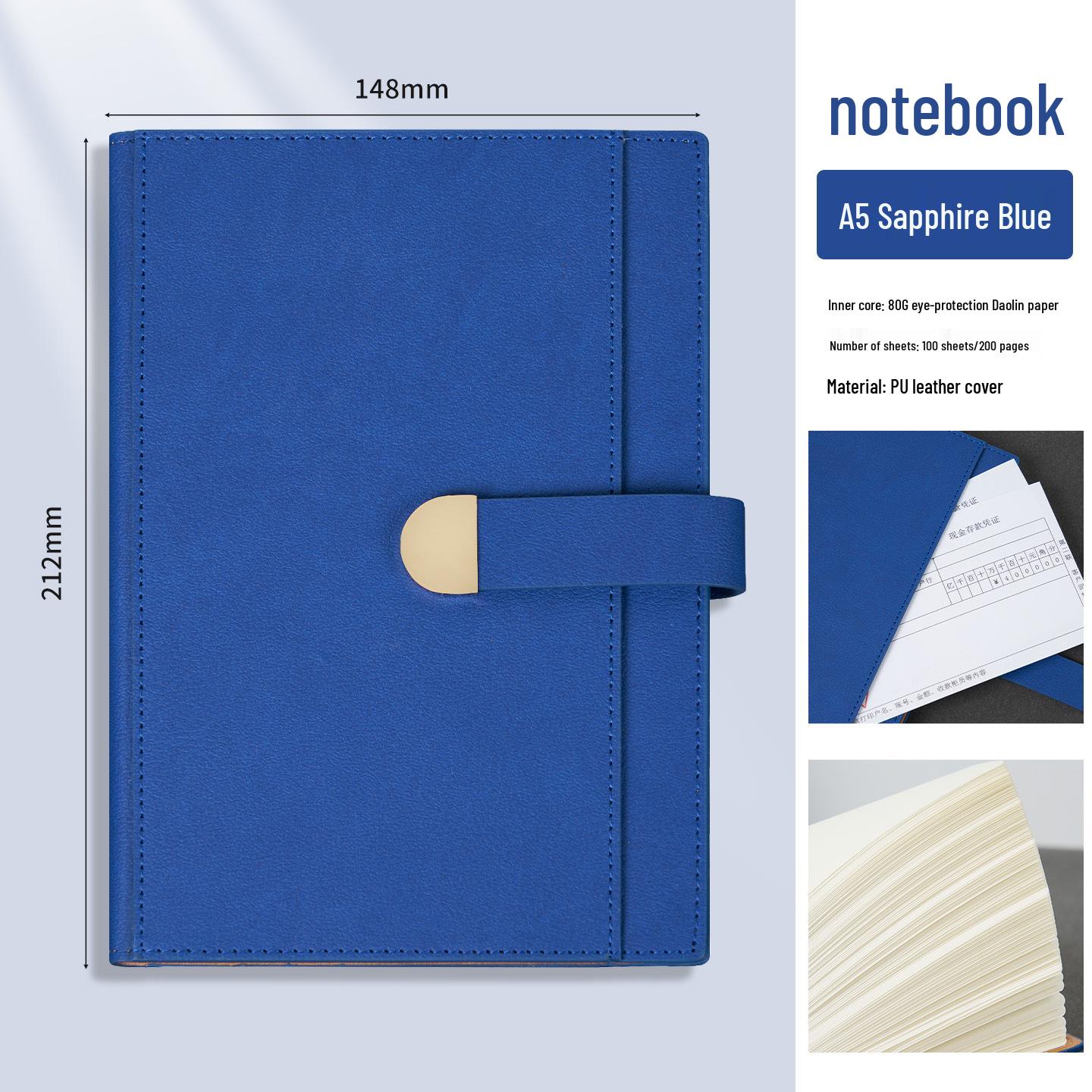 A5 Thickened Notebook Gift Set for University and Work Meetings with Customizable Logo