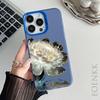 Luxury Lotus Flower Anti-drop Armour Case For iPhone 16 Pro Max 15 14 13 12 11 Pro XR XS X 7 8 Plus Lens protect plating Cover