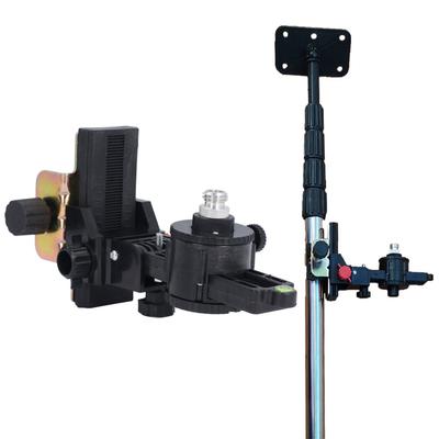 Fine Tuning Bracket Level Tool Adapter Adjustable ABS and Iron Good Compatibility Telescoping Pole Leveling Base for Buildings