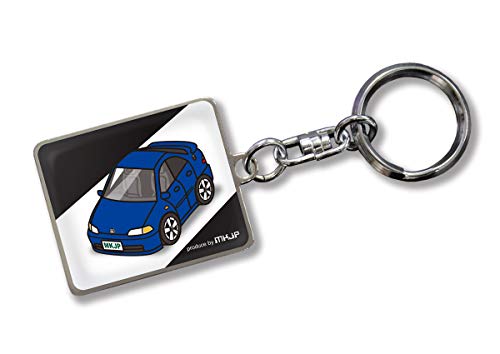 

MKJP Кастомный брелок Honda Civic Ferio EG9 Base: Черный цвет автомобиля: синий