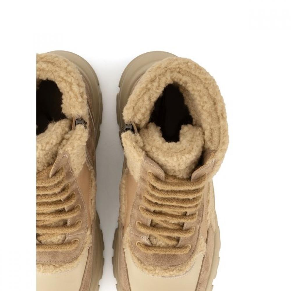 Soda Women S caSual Fur High Top SneakerS Da32  5cm 
