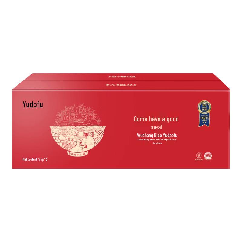 Yudaofu Selected Wuchang Rice - Dao Hua Xiang No. 2 (10kg Box)
