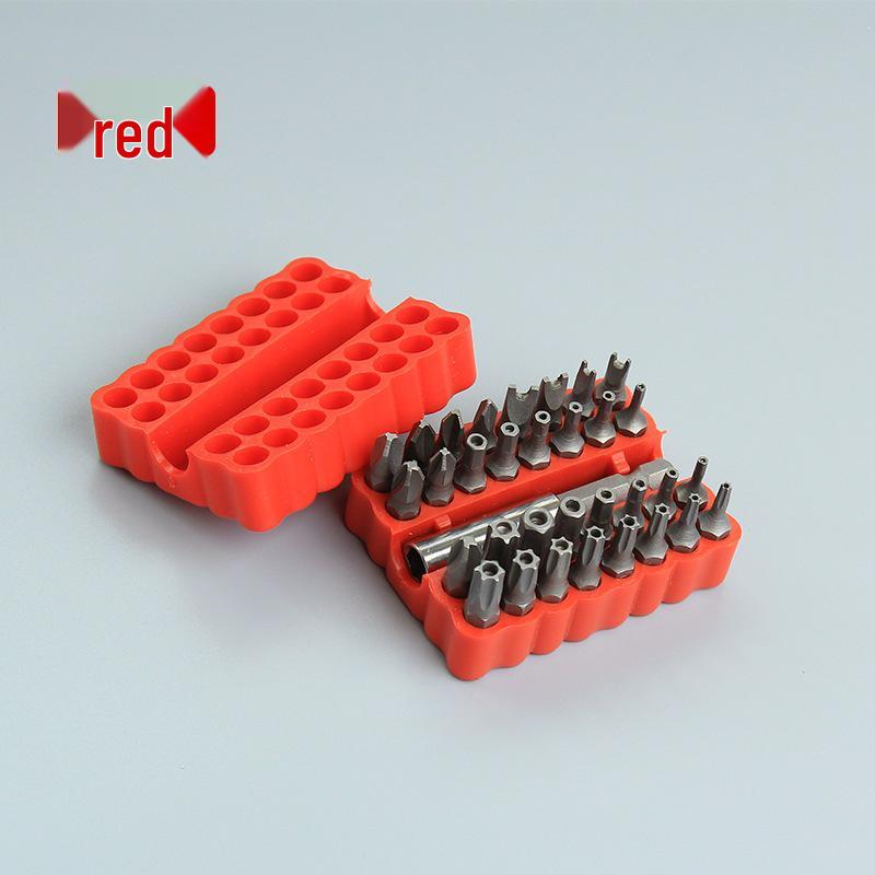 33-Piece Solid and Hollow Bit Set for Air, Electric, and Special Shape Screwdrivers