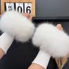 Soft Fluffy Wrist Cuffs Stretch Knitted Bands Coat Cuff Trim New Wrist Warmers  For Women