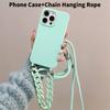 Iphone For 16 Plus Wrist Strap Solid Color Crossbody Accessories Case Phone