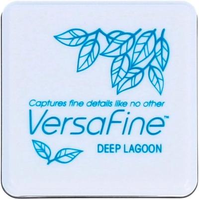Versafine Ink - Tsukineko - Lagoon Blue - 3 X 3 Cm - Quick-drying - Mixed