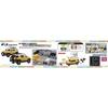 Fujimi Model 1/24 Scale NEXT Series No. 10 Toyota FJ Cruiser (Two-Tone Yellow) Pre-Colored Plastic Model Car NX10