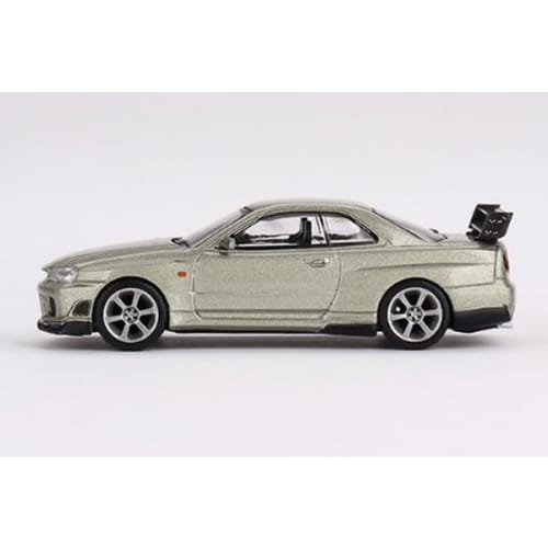 MINI GT 1/64 Nissan Skyline GT-R R34 Tommykaira R-z Millennium Jade Right-Hand Drive Finished Product