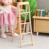 Dollhouses Miniature Ladder 1/12 Scale Foldable Step Ladder for Dollhouses Construction Site and Craft Project Decoration