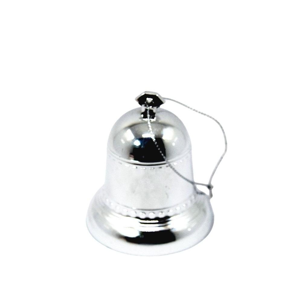 

Flocked Christmas Jewelry Box Christmas Bell Santa Claus Rings Box Christmas Tree Ornament Gifts Silver Christmas Bell