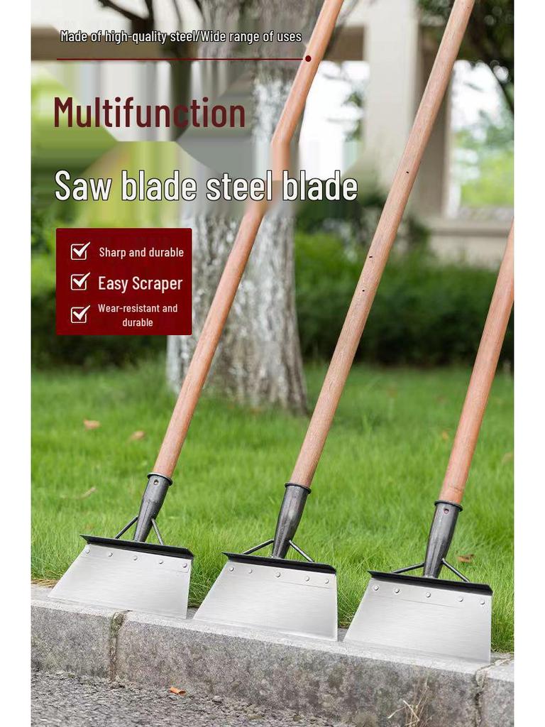 Manganese Steel Multi-Use Shovel: Saw Blade, Manure & Snow Removal, Aquaculture, Reinforced for Agriculture