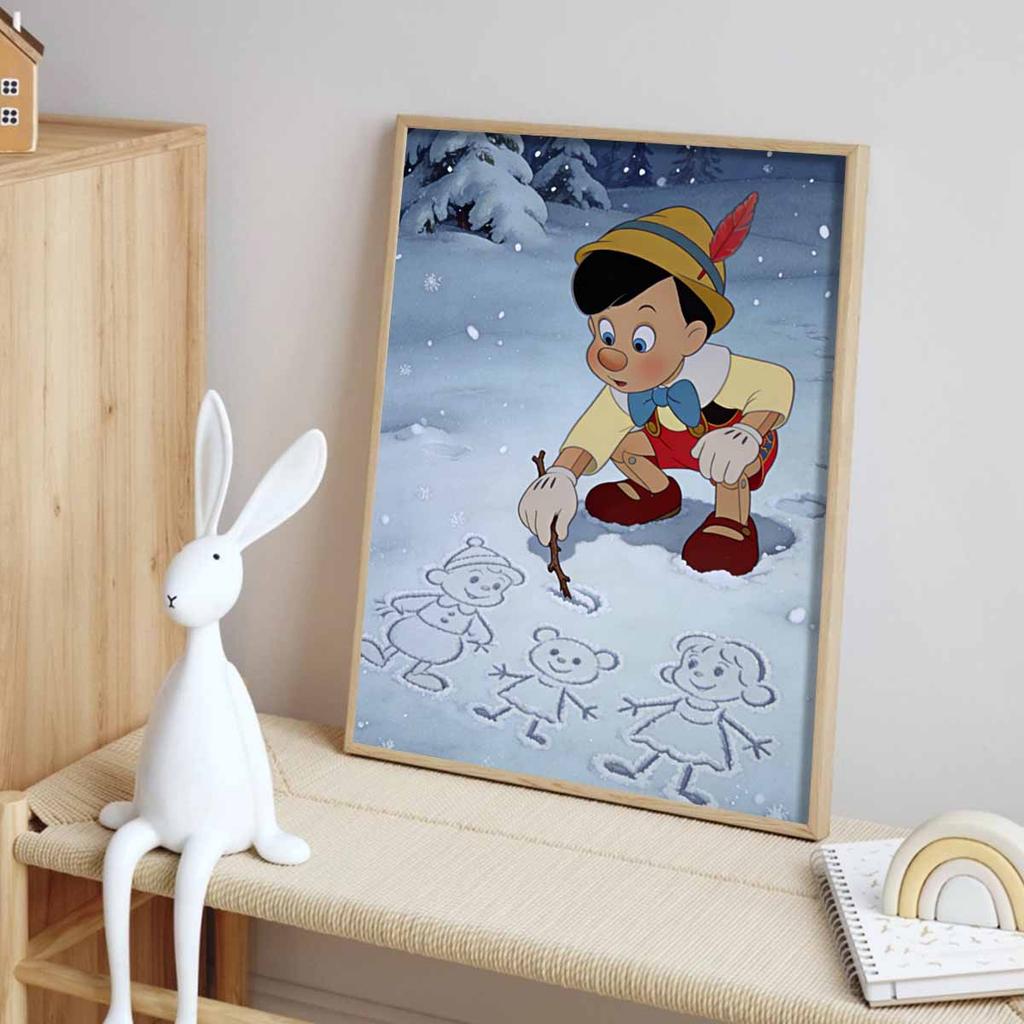 Disney themed Pinocchio diamond painting kit handmade diy5D home decoration gift