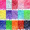 XULIN 2mm 3mm 4mm 5mm 6mm Loose Resin Rhinestone Beads