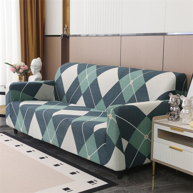 New Style Geometric Printed Sofa Covers For Living Room,Couch Cover ,Home Decoration,Sofa Protector For Kids And Pets,Easy Wash
