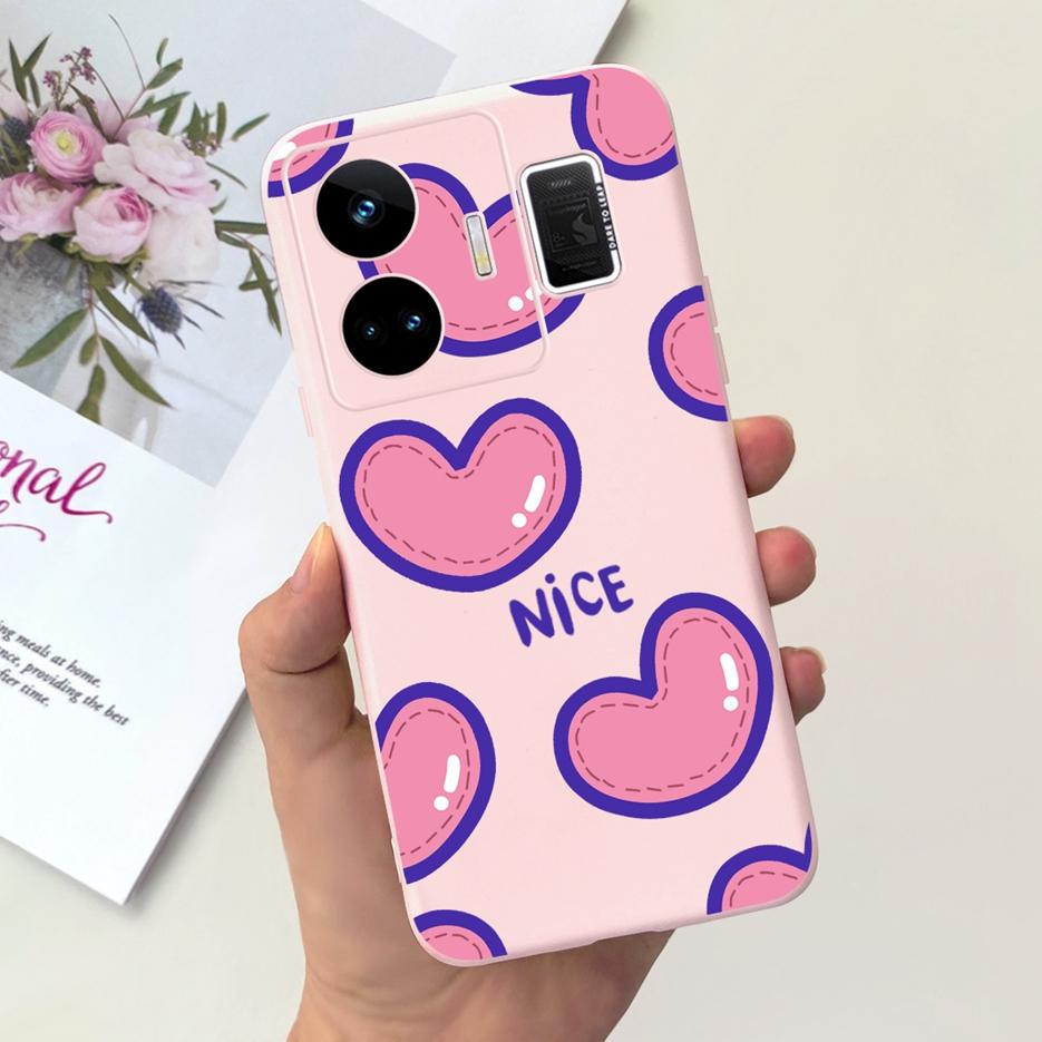 For Realme GT Neo 5 Case RMX3706 Stylish Art Painted Back Cover Soft TPU Phone Case For Realme GT Neo5 240W Fundas 6.74'' Bumper
