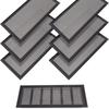 1/2Pcs 4 X 10'' Floor Register Vent Covers Rectangle Thickened Vent Covers Mesh Easy Install Anti Dust Magnetic Vent Cover