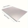 Extra Large Stainless Steel Cutting Board - Thick, Food-Safe for Smooth Rolling & Kneading In the Kitchen