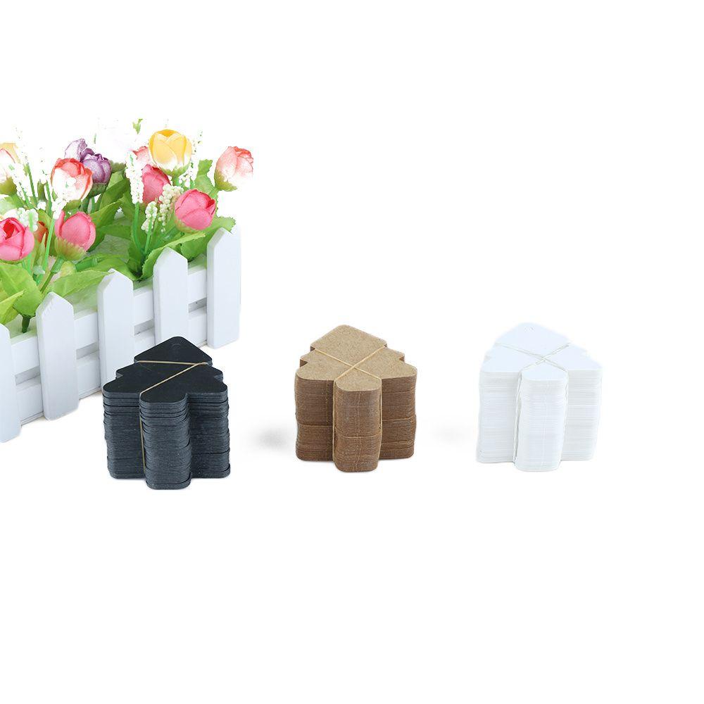 Kraft Cards Labels Paper Cards Gift Tags Christmas Tree Shape Hang Tag Christmas Party Decoration