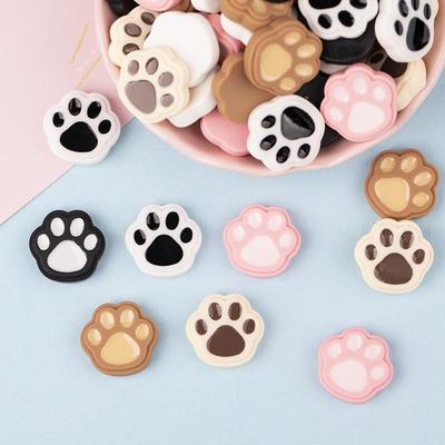 DIY Cartoon Cat Paw Resin Accessories: Phone Case, Stickers, Hair Supplies, Storage Box