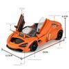 1:18 720S Supercar Alloy Car Model Sound and Light Pull Back Children's Toy Collectibles Birthday Gift