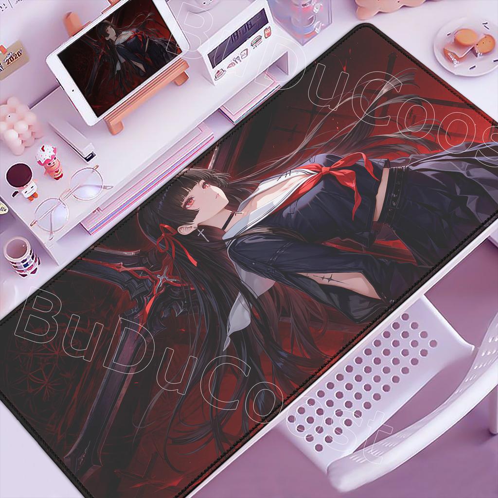 Official BuDuCoost New Wallpaper Wuthering Waves Chisa Mouse Pad Gaming Mousepad Anime Girl Desk Mat E-Sports Office PC Mice Mat
