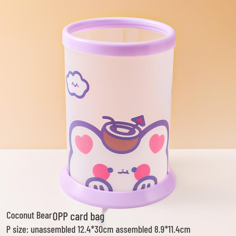 Cute Animal Foldable Pen Holder - Creative and Stylish Desk Storage, Perfect DIY Gift for Students