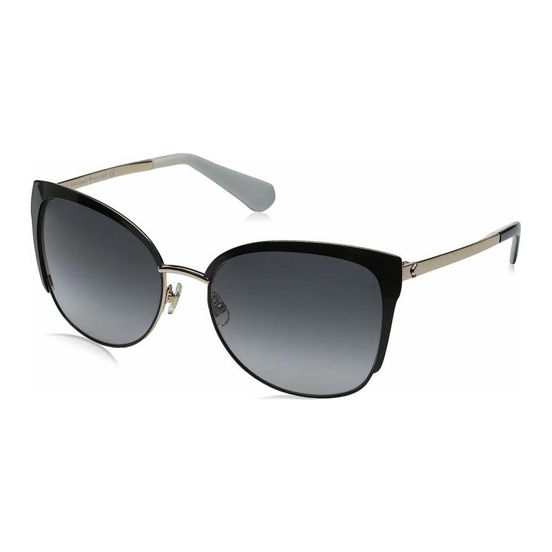 Kate Spade Logo Design Metal Square Sunglasses Women Black GENICE-S-RRCF7F8