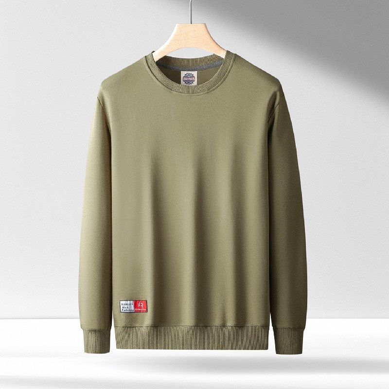 Spring and Autumn Hooded Original Cut-off Label Men s Sports Sweater Army Green L